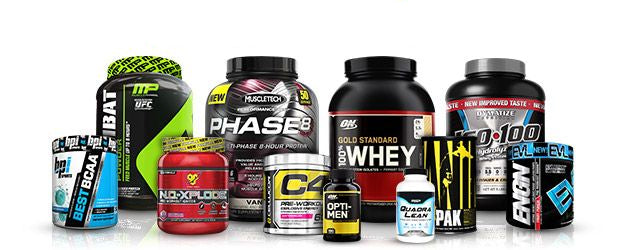 Vitamins, Proteins and Workout Supplements
