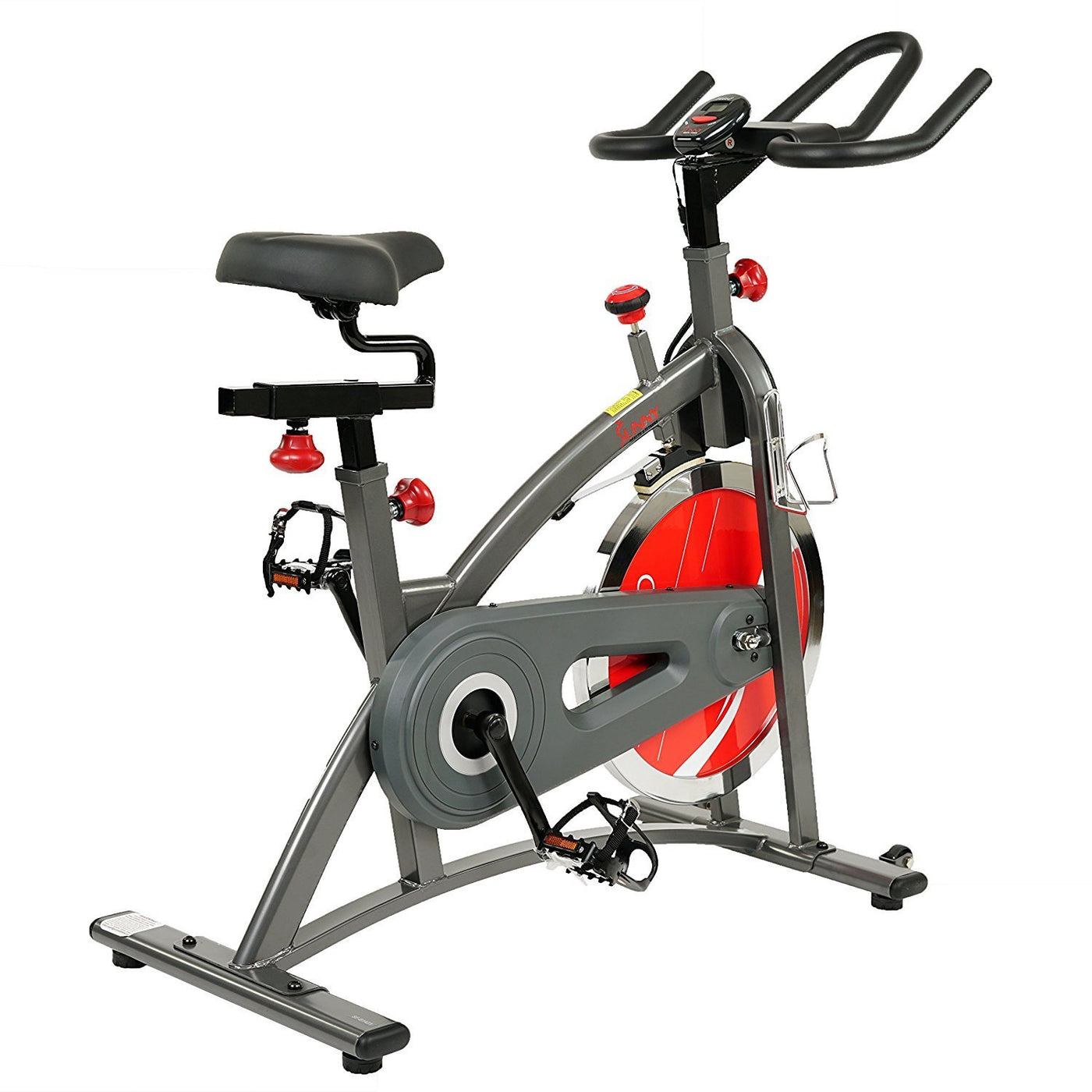 sunny health and fitness belt drive indoor cycling bike