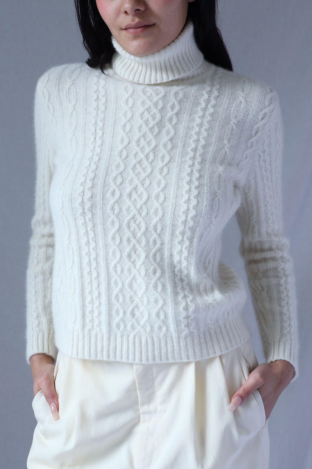 Vintage Ralph Lauren Angora & Wool Turtleneck Sweater – Aquelarre Shop