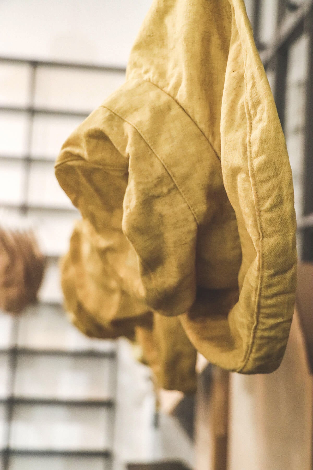 Sun Hat in Natural-Dye Botanic Yellow