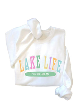 PRE-ORDER Colorful LAKE LIFE Sweatshirt (Customizable)