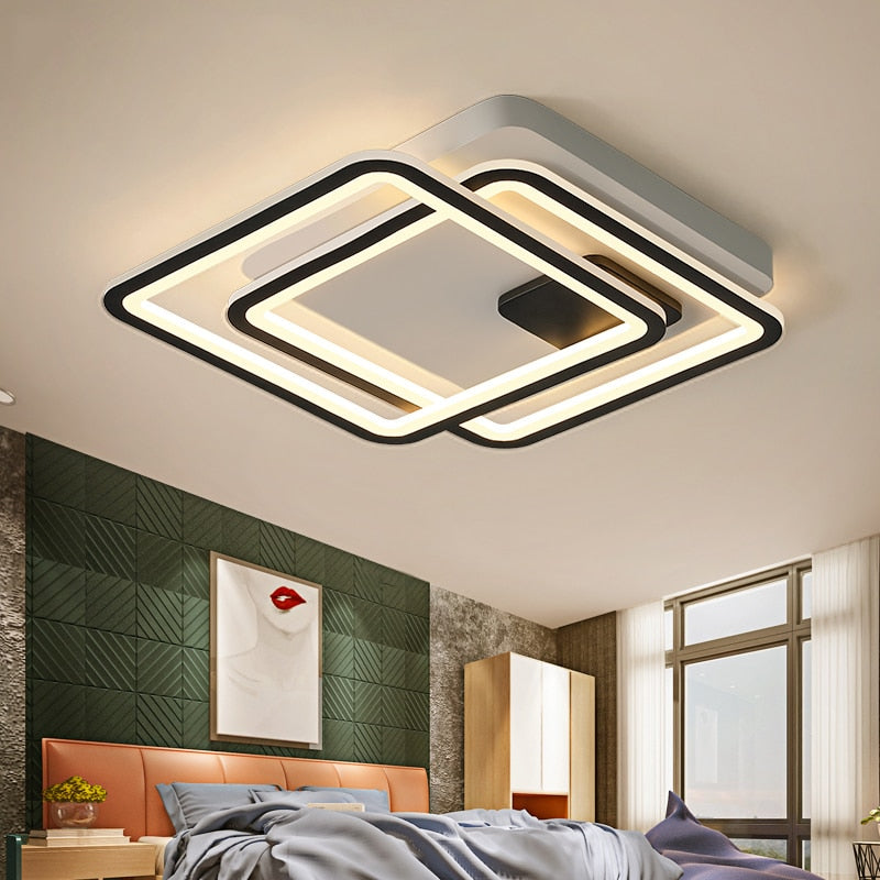 modern square ceiling light