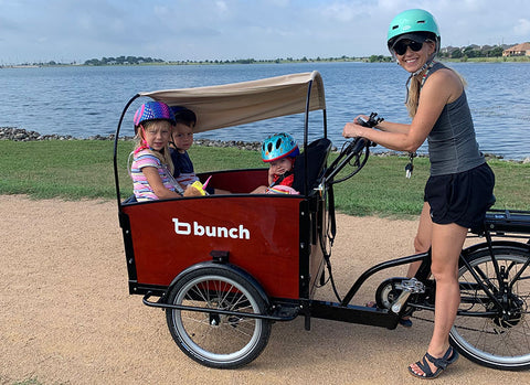 Family rides accommodated adaptive tricycle