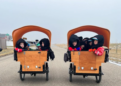 Two preschool bunch bikes