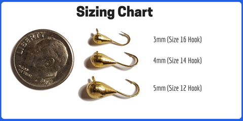 Fishing Jig Size Chart