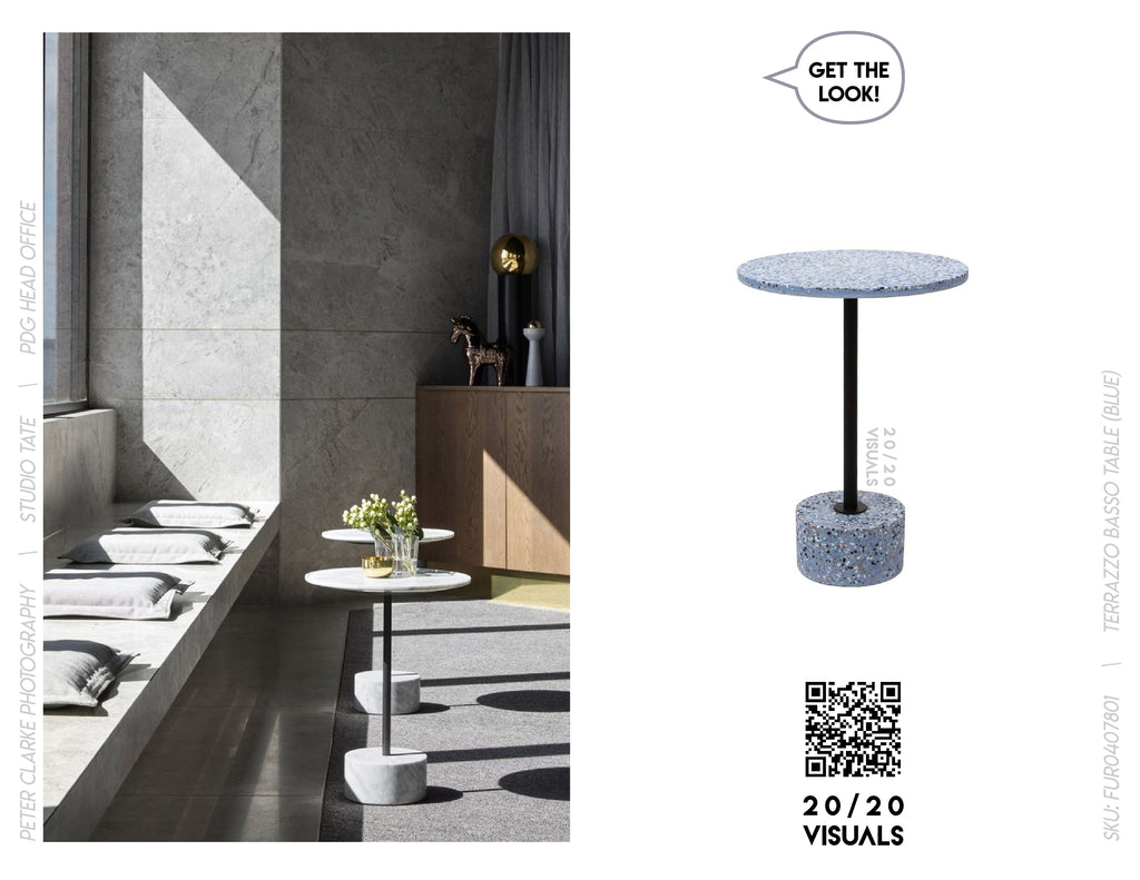 20/20 Visuals | Get The Look | Terrazzo Basso Table