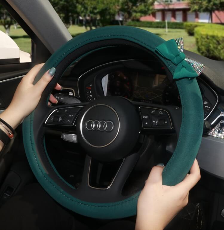 emerald-green-steering-wheel-covers-with-crystal-diamonds