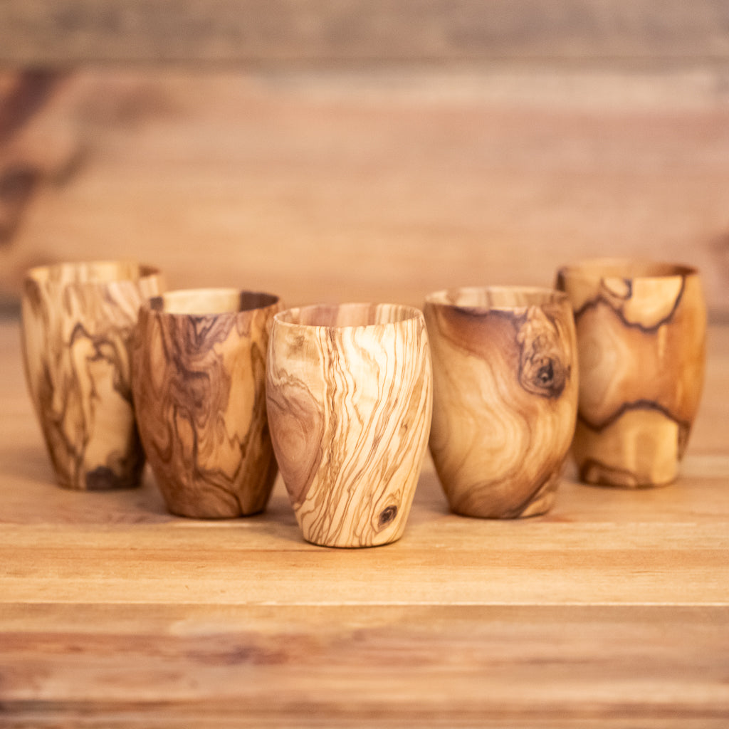 Wooden Cup with stem – Skullvikings