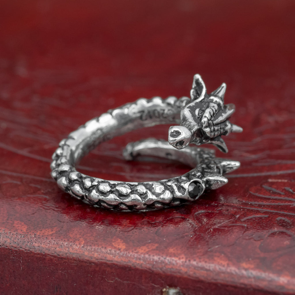 Jormungand Pewter Ring – Skullvikings