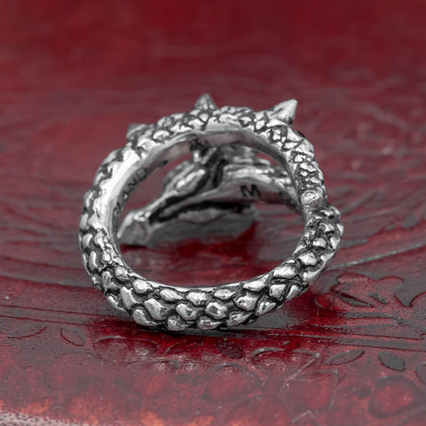 Jormungand Pewter Ring – Skullvikings