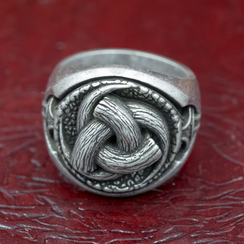Skull Vikings - Horns of Odin (Triskelion) Ring – Skullvikings