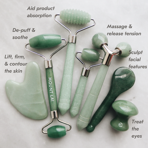 Mount Lai Jade Facial Tools