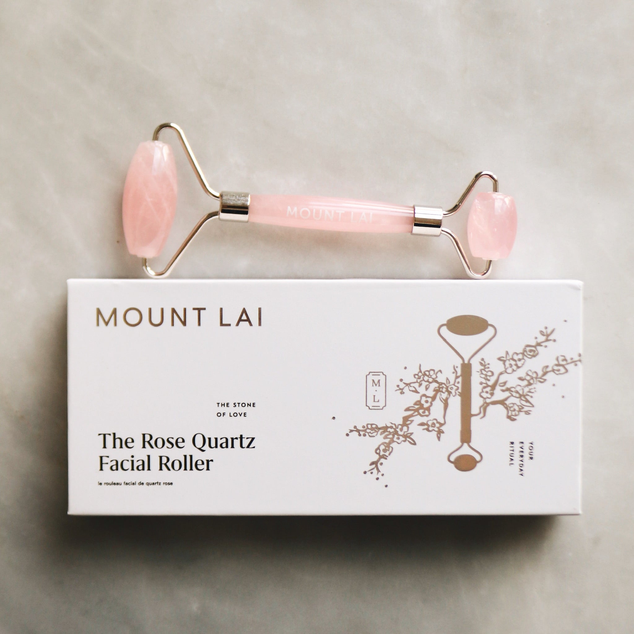Mei Apothecary Mini Rose Quartz Facial Roller Beauty Tool – Mount Lai