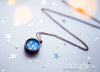Handmade Little moon and stars resin cameo necklace - 13th Psyche