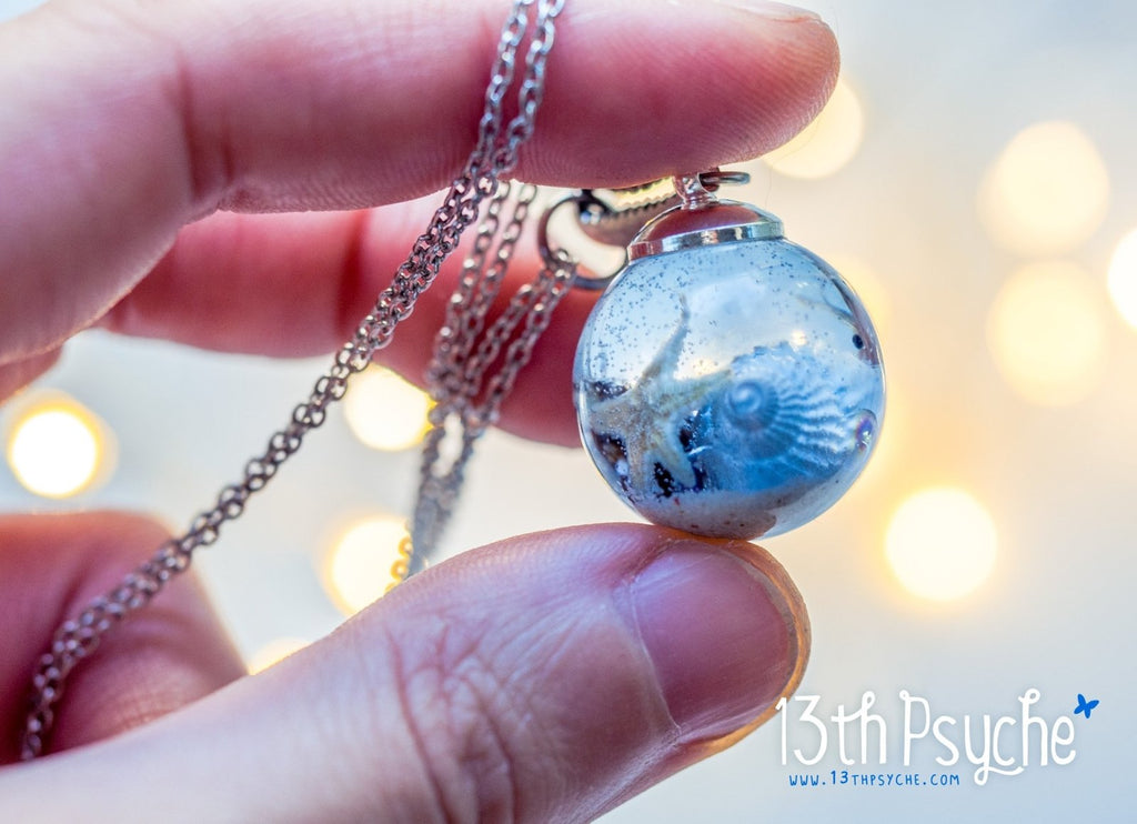 resin ball necklace