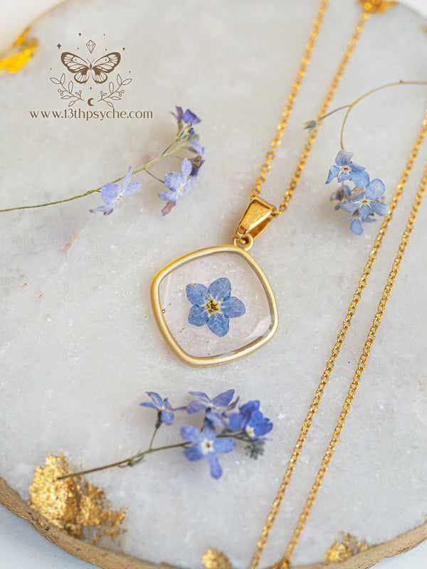 Flower pendant necklace – Pure Greek Shop