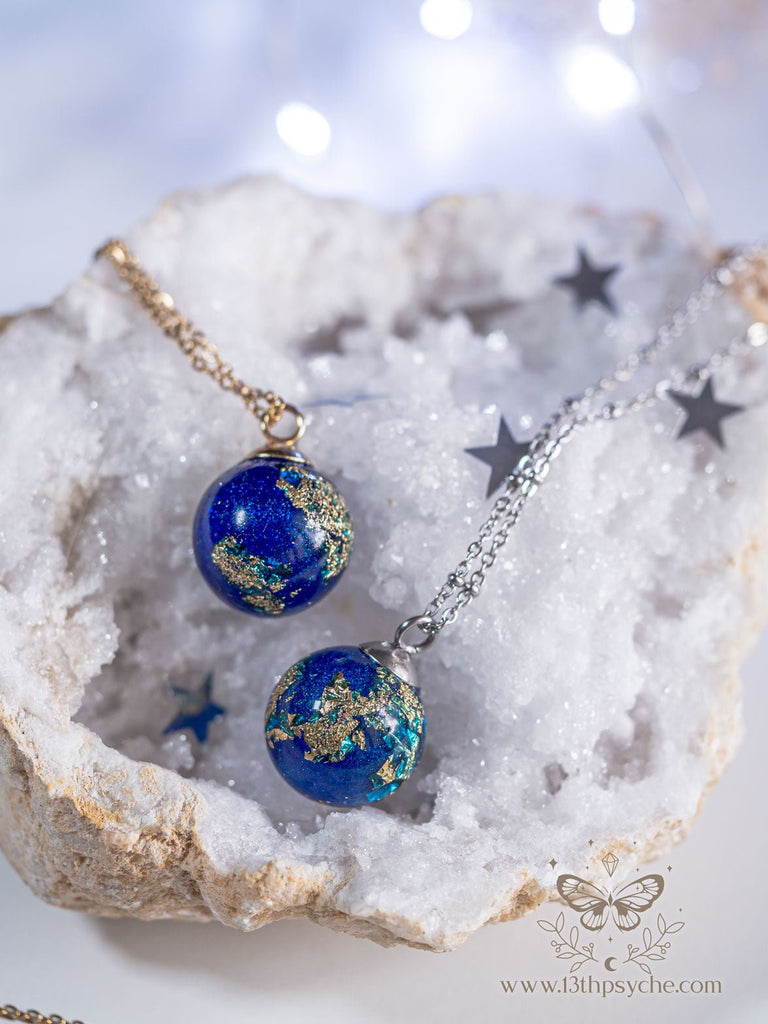 resin ball necklace