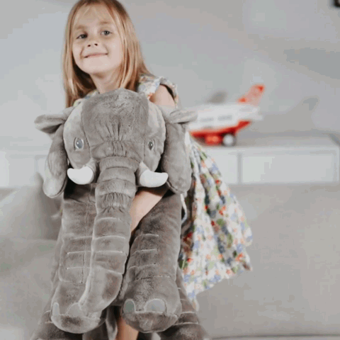 Pippo et Plouf nos éléphants géants en peluche 40, 60, 80 cm! de câlins –  kidyhome