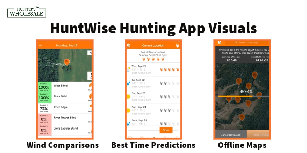 HuntWise Hunting App Visuals
