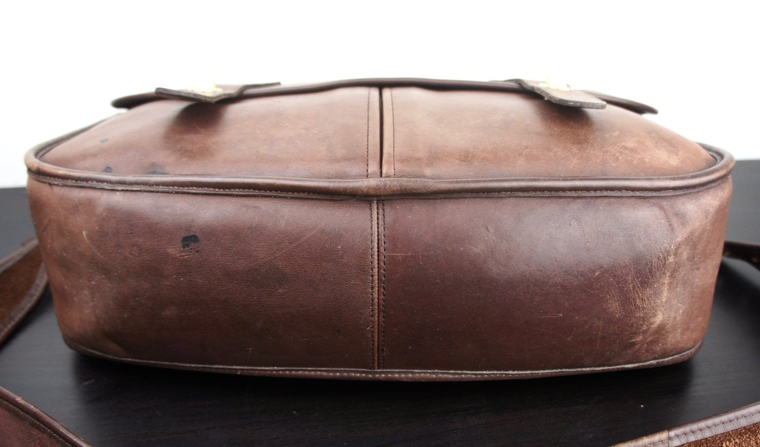 Vintage Brown Coach Musette Carrier Bag – The Lion&#39;s Den