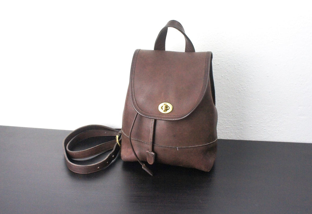 Vintage Brown Coach Daypack Backpack – The Lion's Den