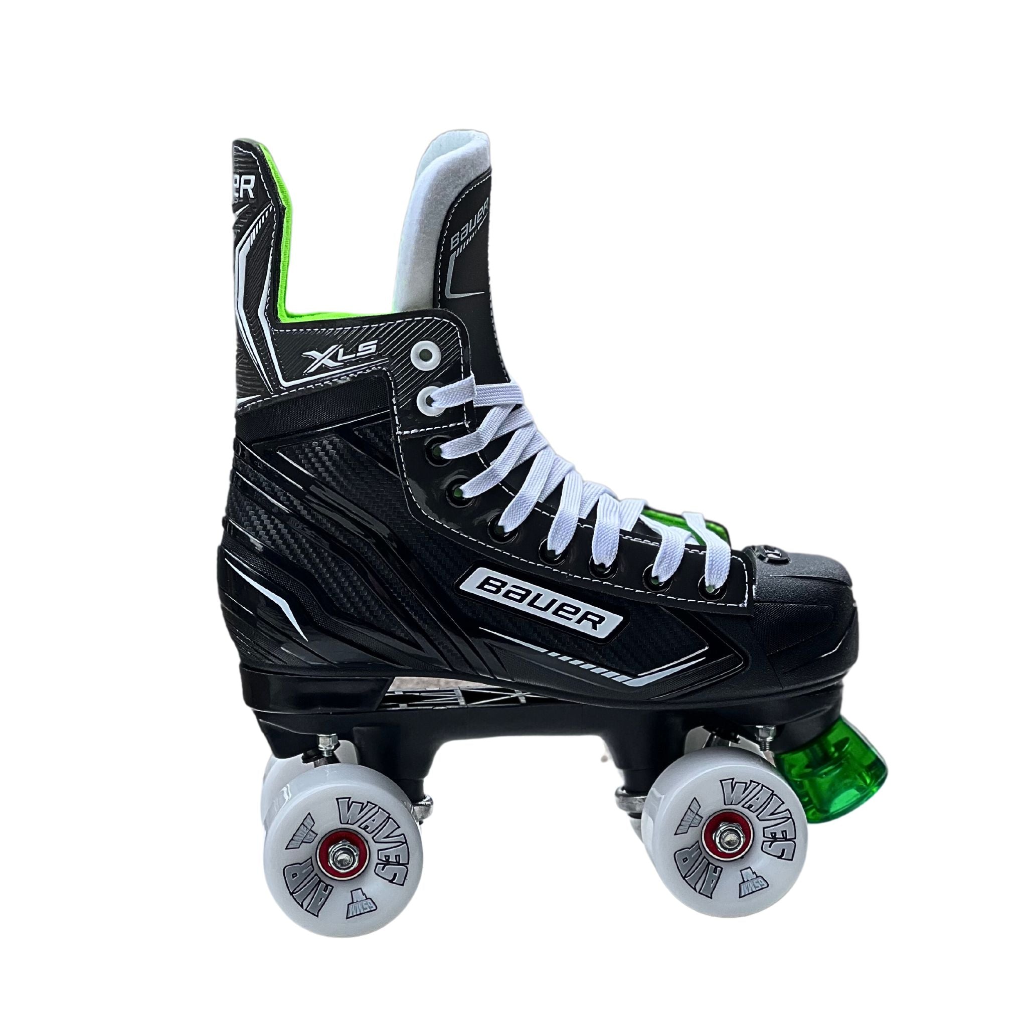 Bauer XLS Quad Roller Skates with Airwaves Wheels