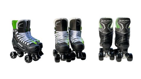 Bauer X-LS Quad Roller Skates with Ventro Wheels