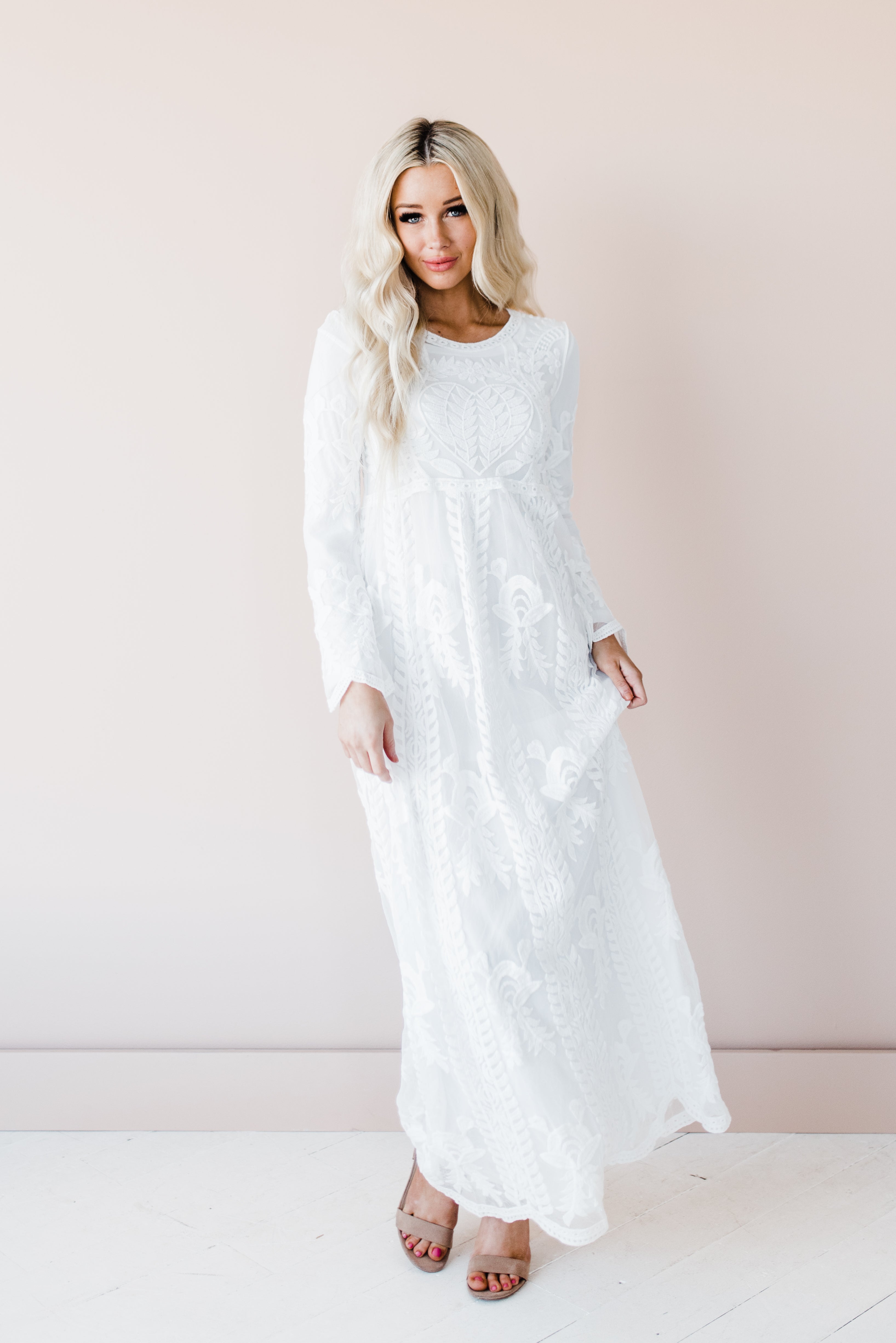 White Maxi Dress – FEHRNVI