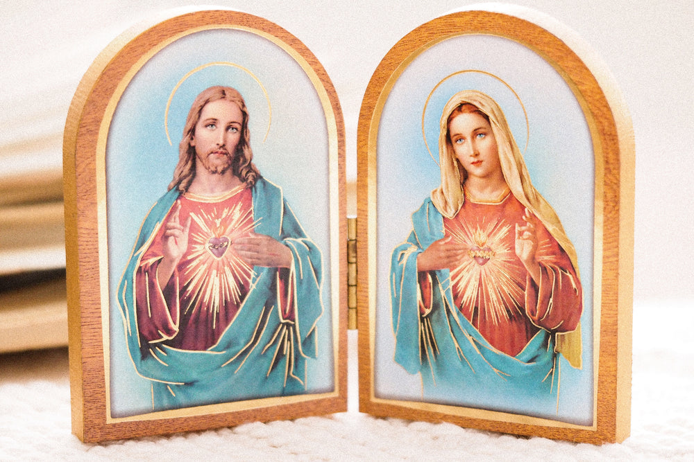 immaculate heart of mary and sacred heart of jesus