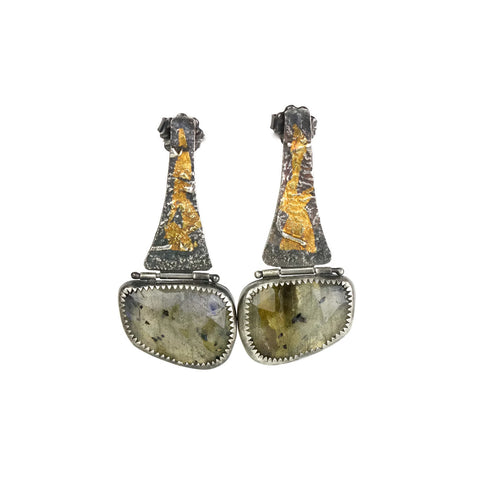 labradorite earrings