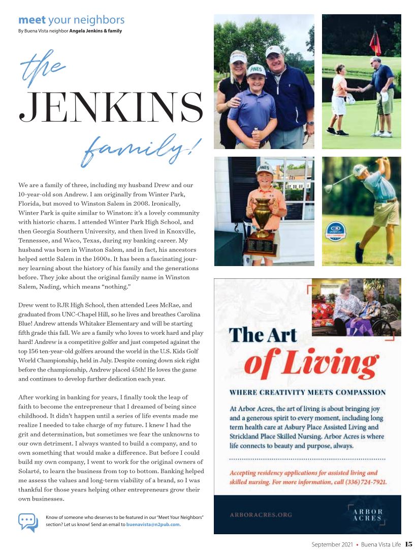 Jenkins Family Profile - Buena Vista Life