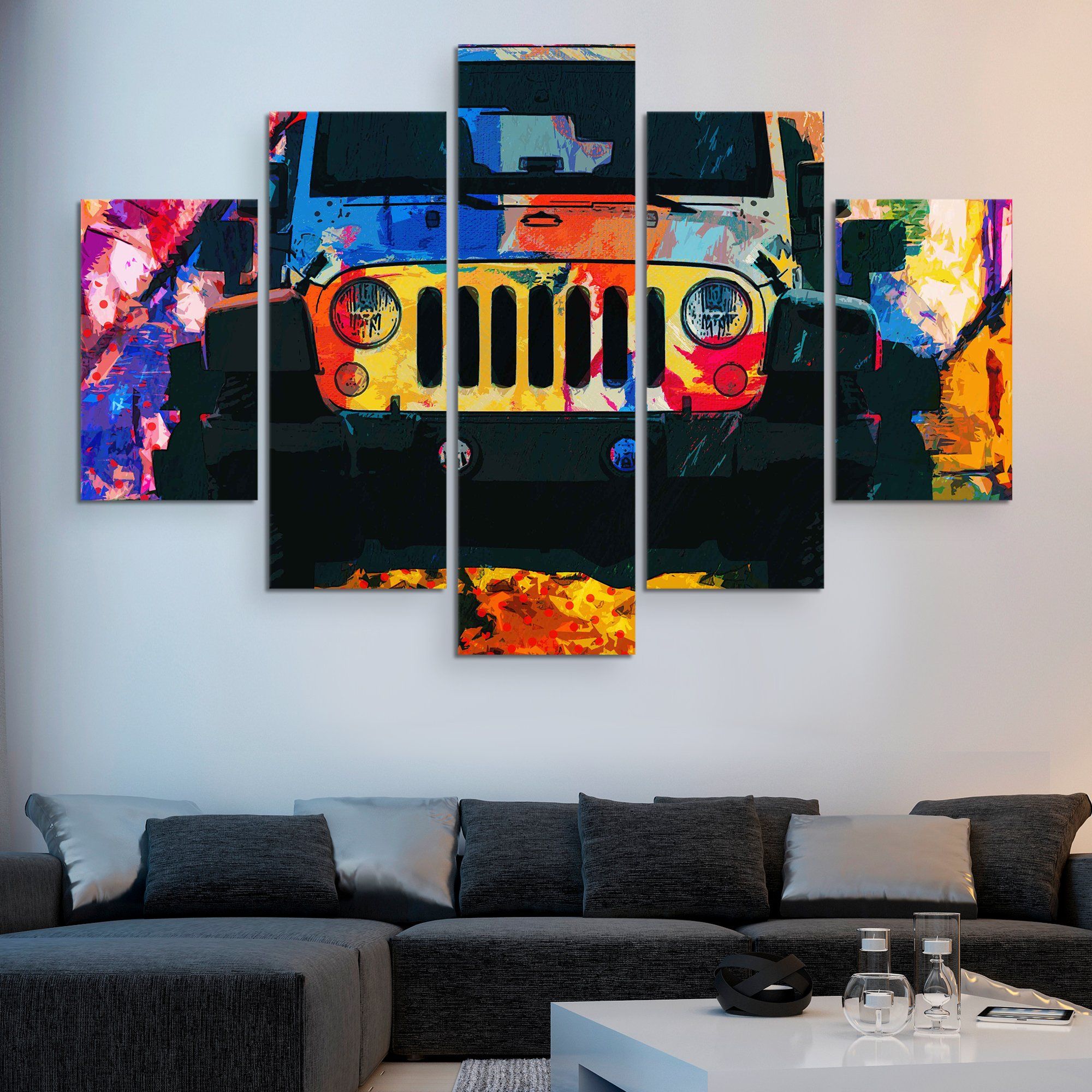 Jeep Dreams Jeep Lovers Art Jeep Wrangler Painting Epik Canvas