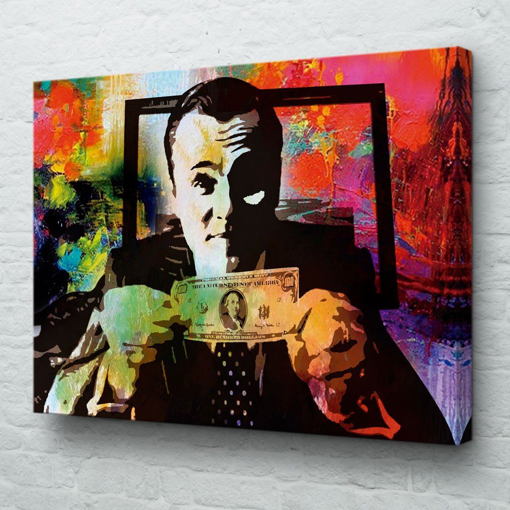 Wolf Of Wall Street Canvas Money Talks Epik Canvas