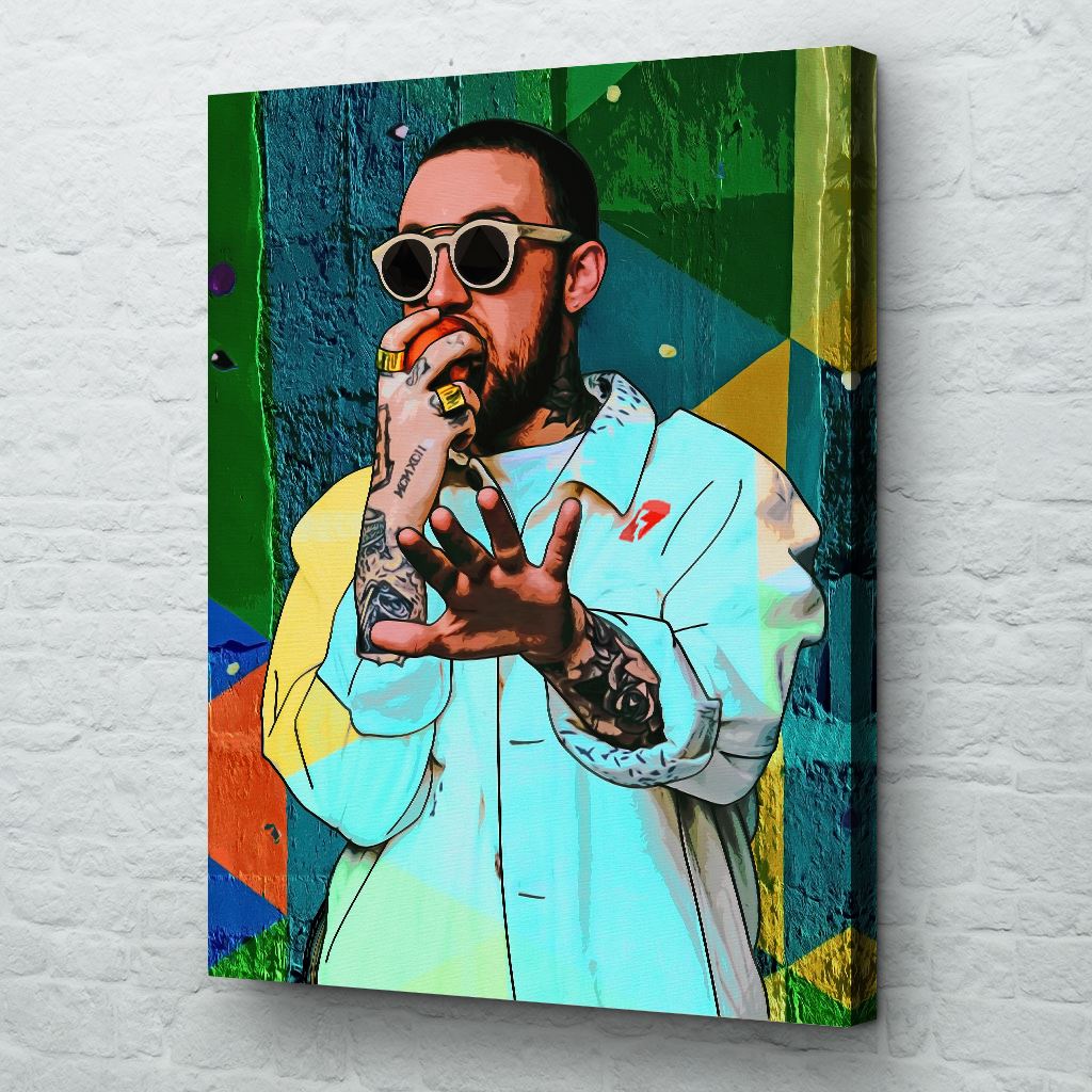 Mac Miller Wall Art | Modern Pop Art | RIPmacmiller – EPIK Canvas