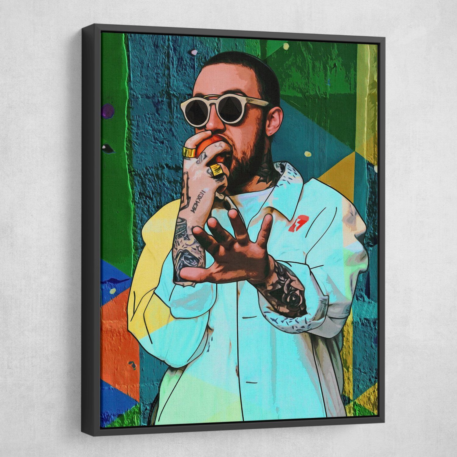 Mac Miller Wall Art Modern Pop Art Ripmacmiller Epik Canvas