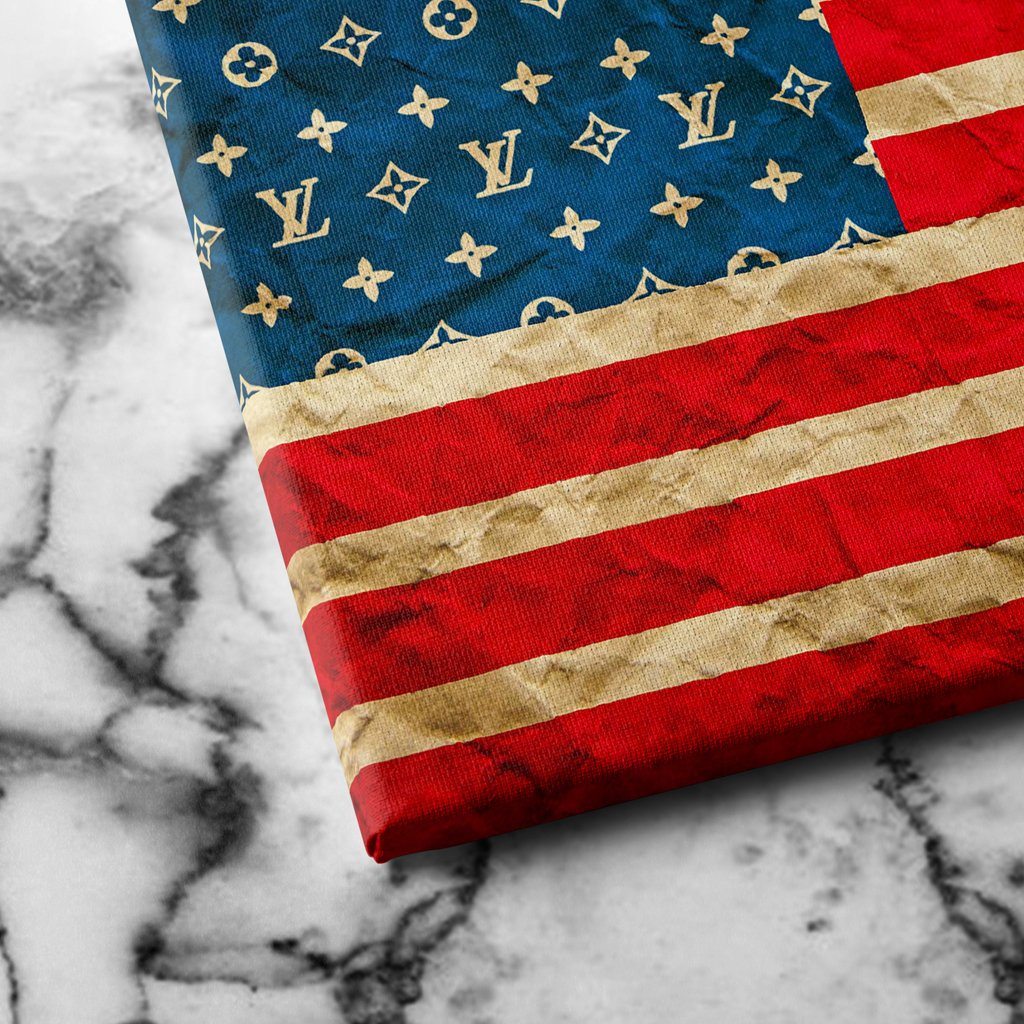 Louis Vuitton American Flag | Motivational Wall Art – EPIK Canvas