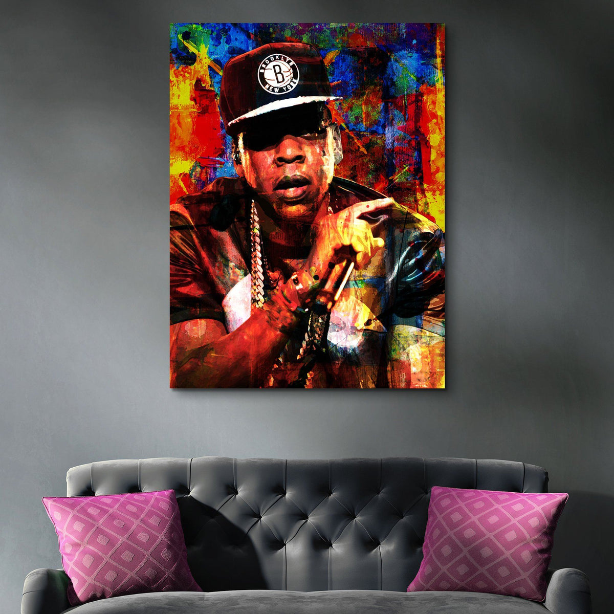 Jay-Z Wall Art | Modern Pop Art | Hip Hop Art – EPIK Canvas