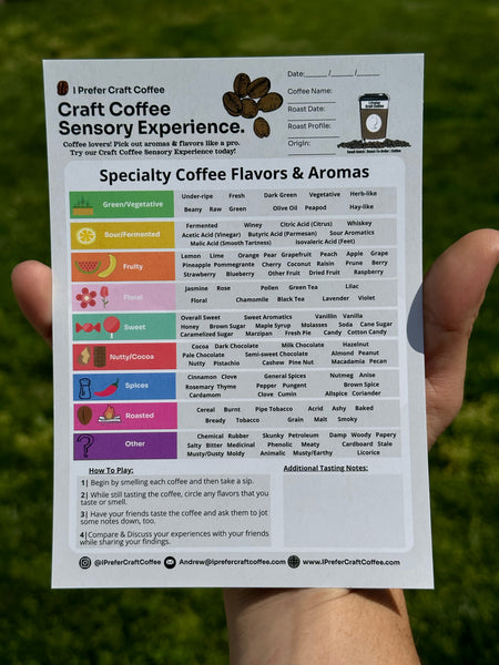 best craft coffee sensory experience game