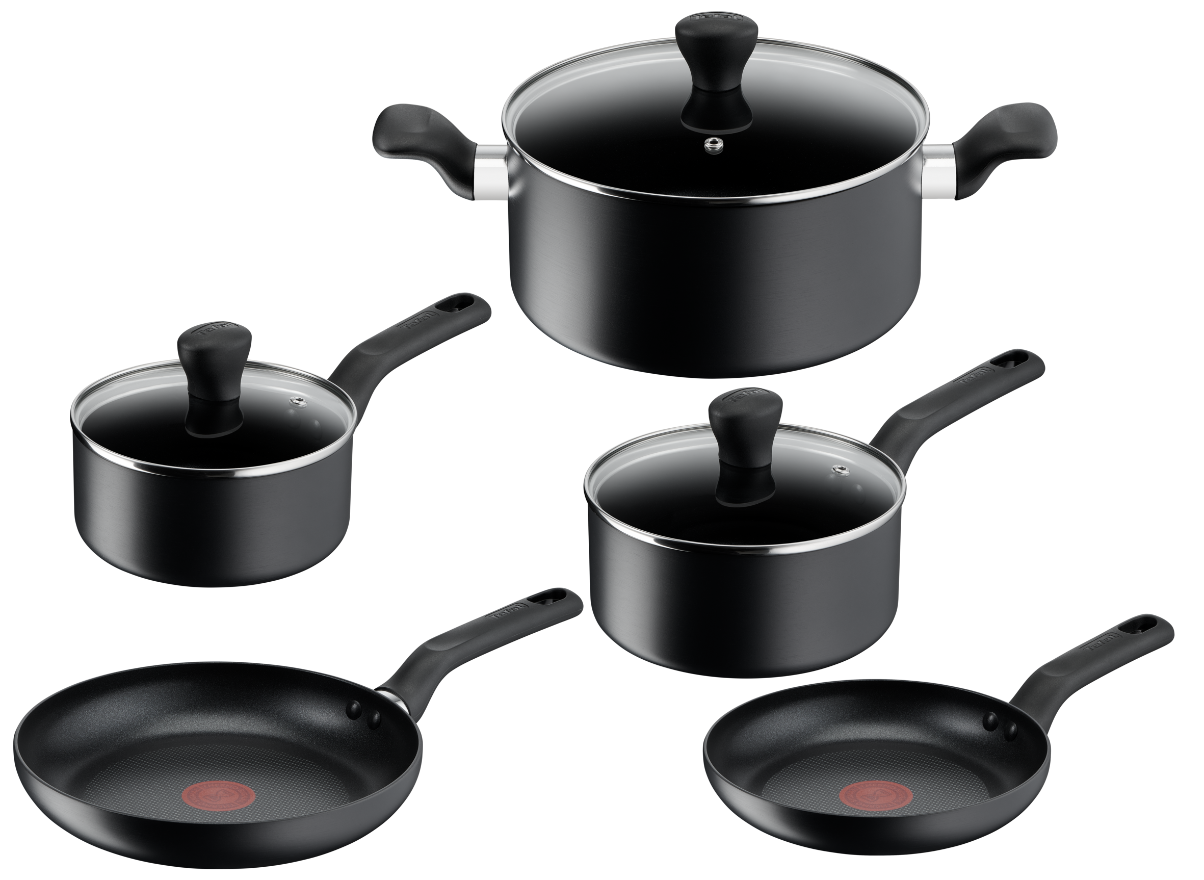 Tefal Specialty Premium Hard Anodised Induction Non-Stick 5 Piece Cook Set