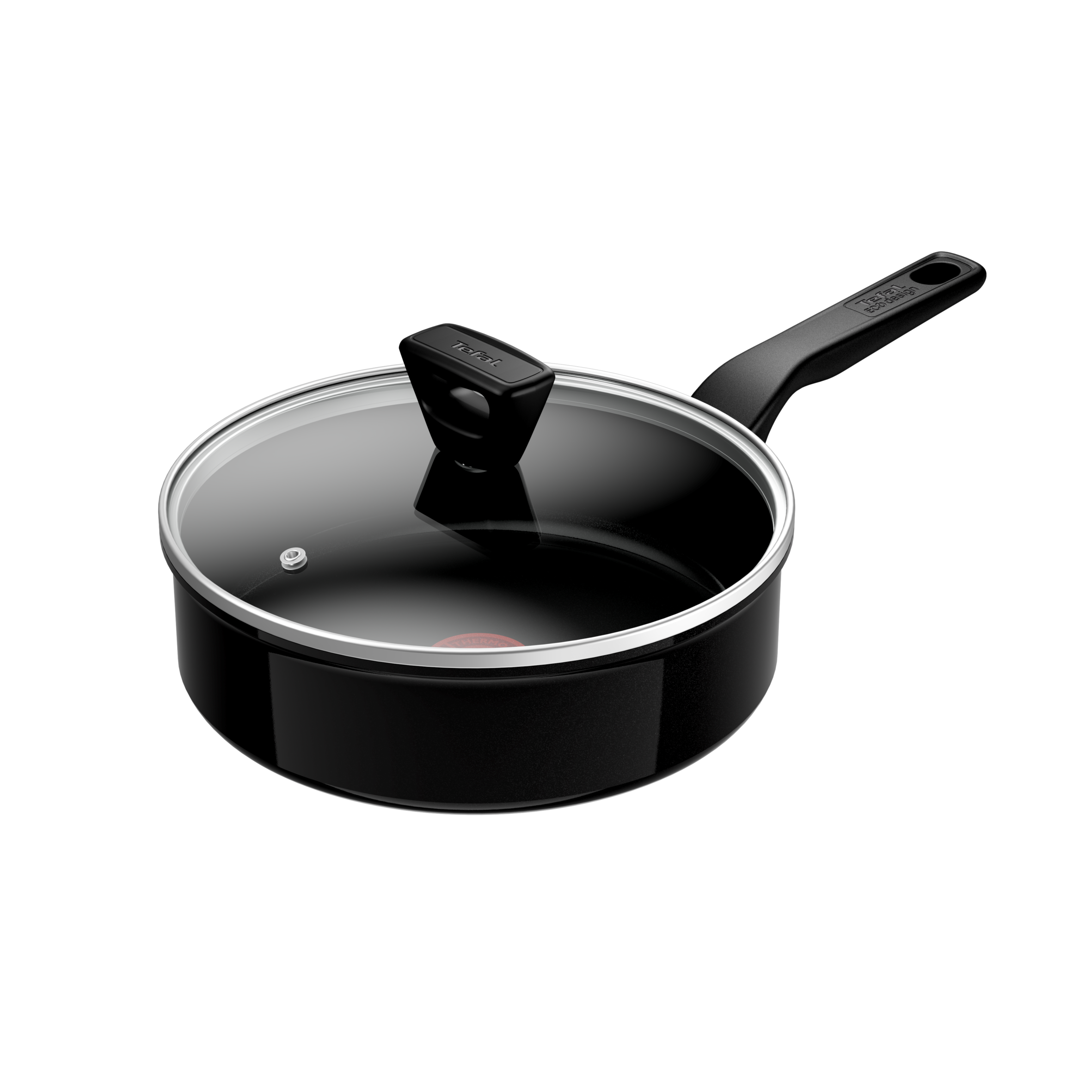 Tefal Renew Black Wok 28cm - C4321923 - Ceramic Non-Stick Coating