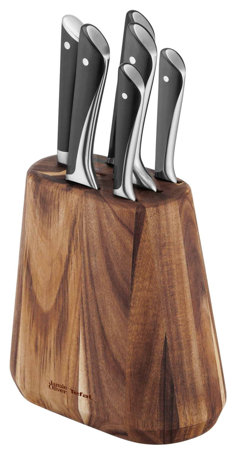 Jamie Oliver by Tefal Knife Block 6pc Set – Tefal Shop