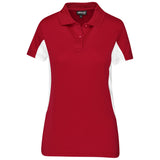 ALTITUDE Championship Womens Polyester Golf Shirt - Red & White [NEW]
