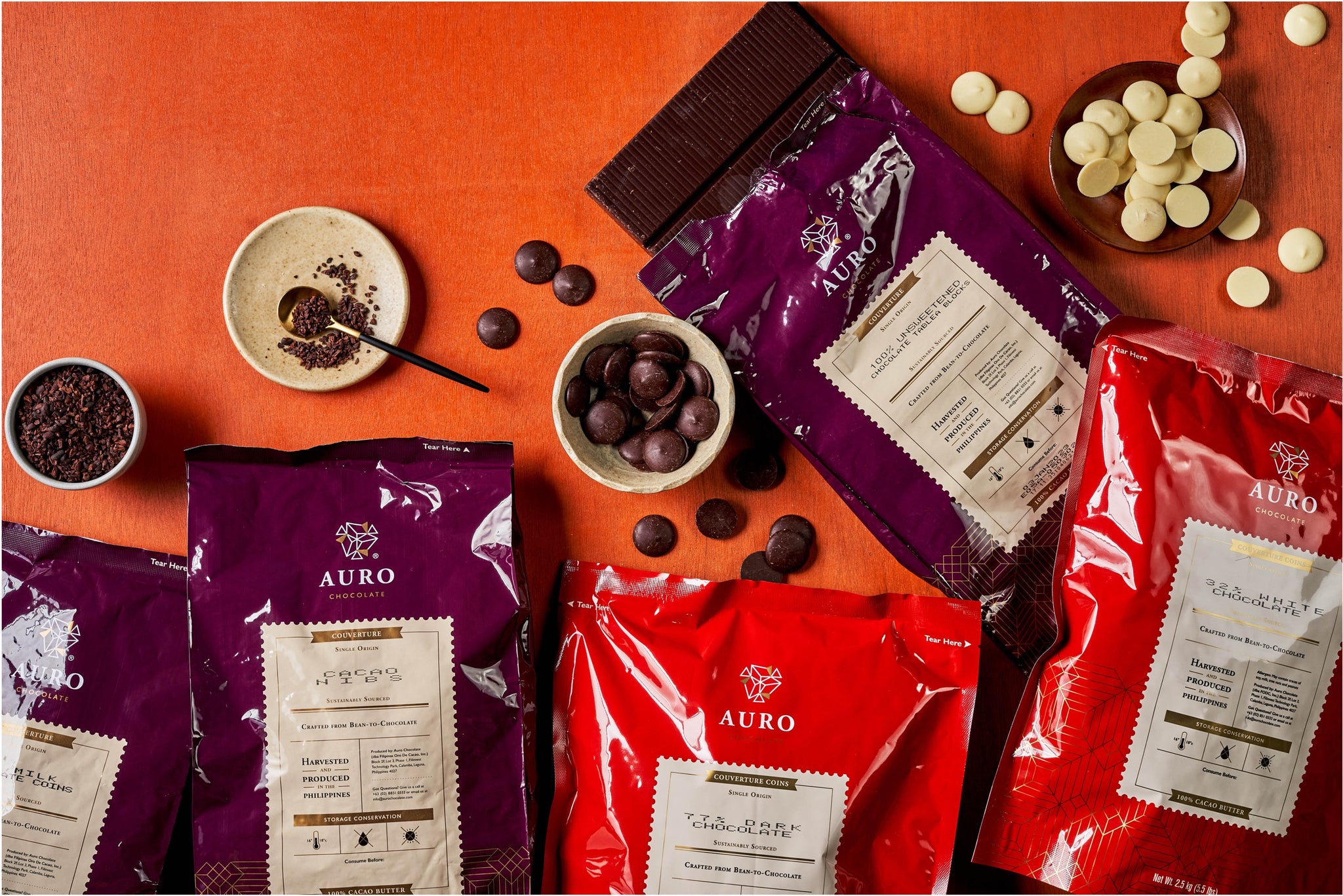 Auro Chocolate and Cacao Ingredients