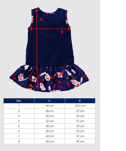 Girls-Dress-The-House-of-Fox-Dylan-Navy-Collage-Size-Guide