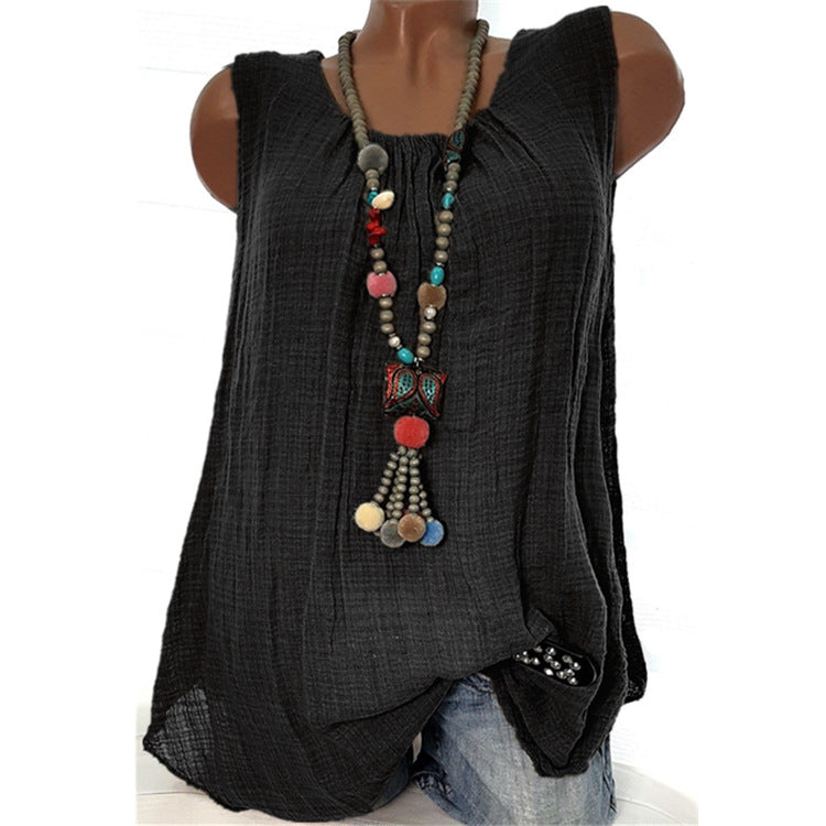 long baggy vest tops