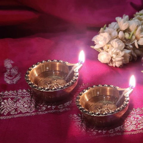 puja diya lamp