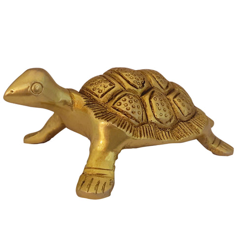 Vastu Tortoise Brass Turtle Statue Wish Fulfilling Tortoise Home Decor
