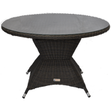 Outdoor Wicker Round Dining Table 120cm