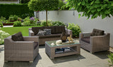 Beaumaris 5 Seater Outdoor Wicker Lounge Set - DECOR STAR