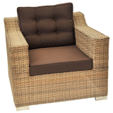 BEAUMARIS - Luxury Outdoor Wicker Wide Armrest Sofa